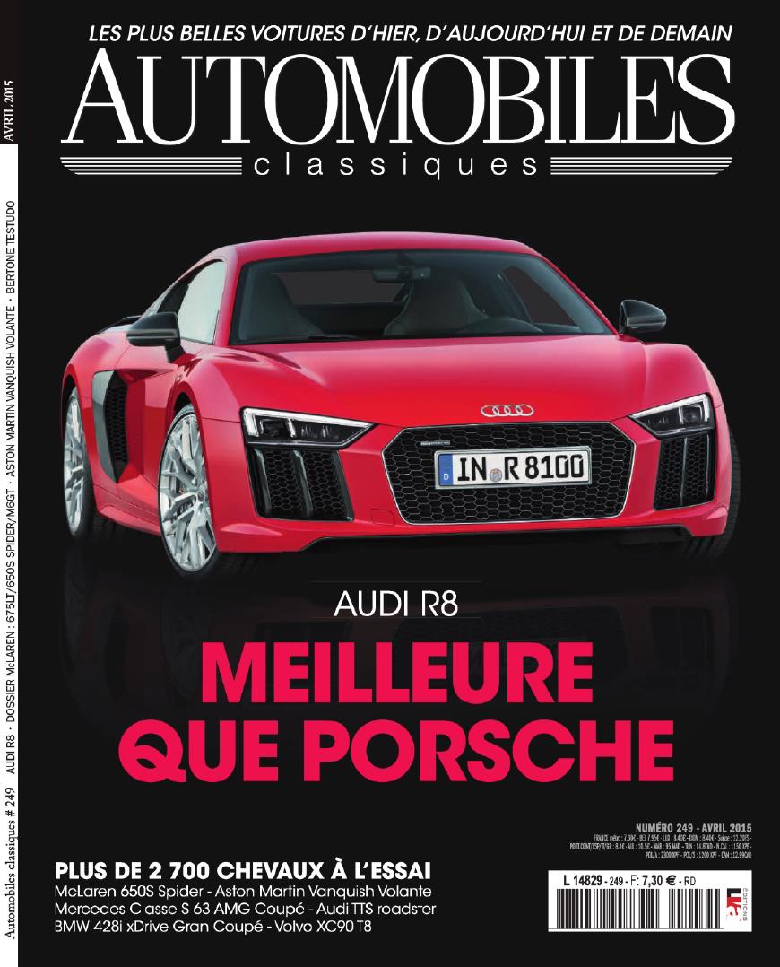 Журнал Automobiles Classiques N 249, Avril 2015
